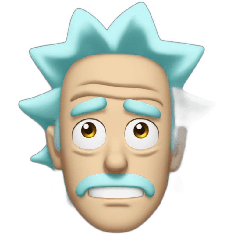 Rick Sanchez hair loss emoji