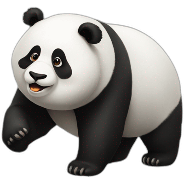 A chonky panda emoji