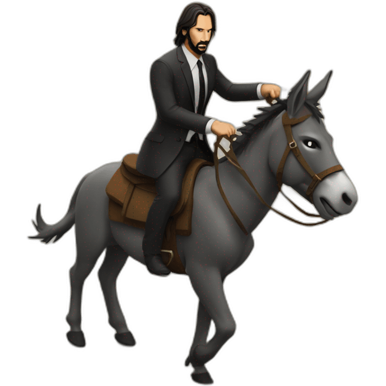 john-wick-riding-donkey emoji