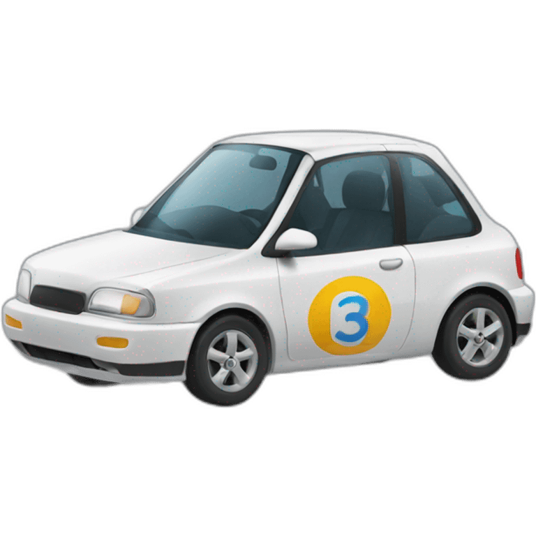 voiture de course emoji