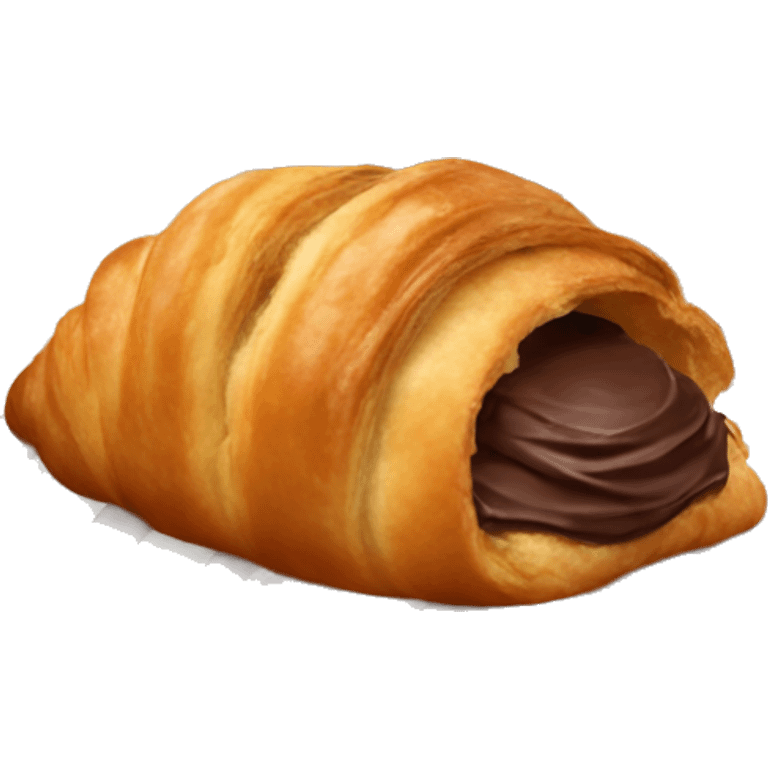 chocolate croissant  emoji