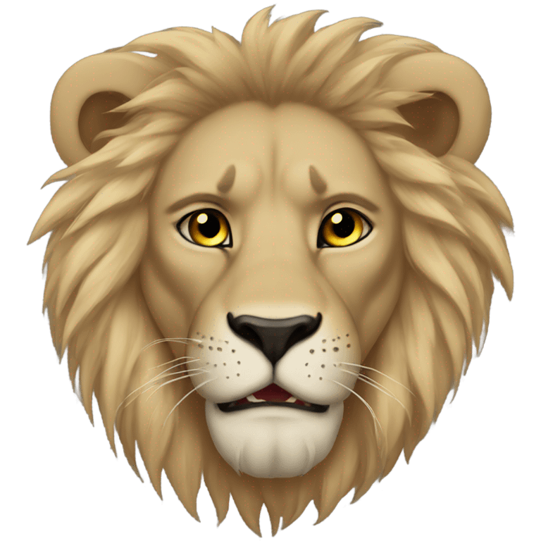 lion with scar over his eye taka emoji