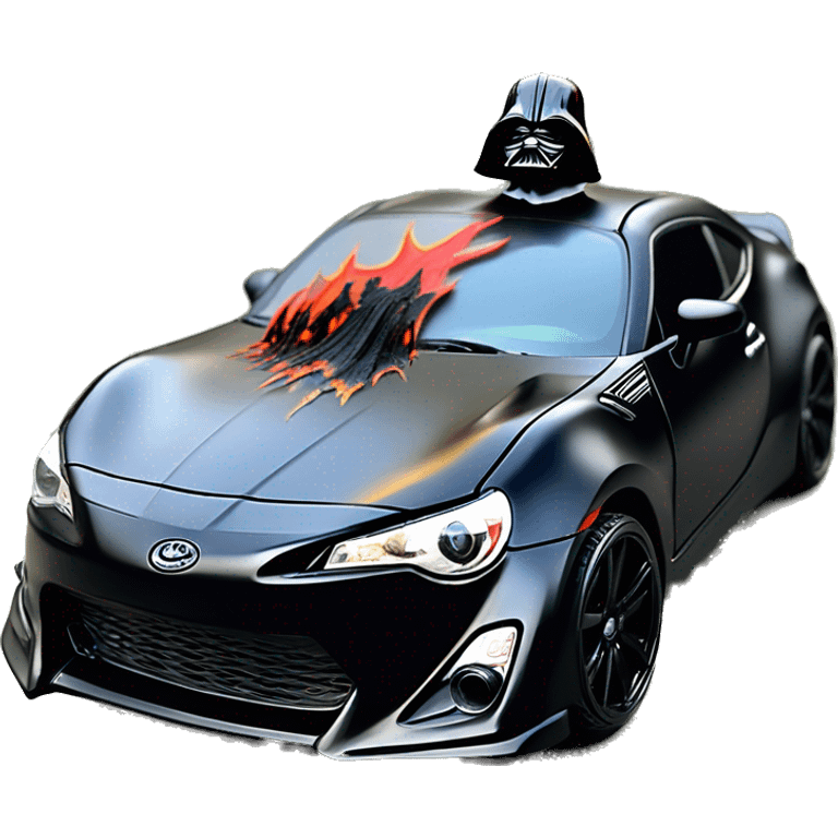    Hot wheels Darth Vader themed Scion FR-S scary Halloween monster rc car emoji