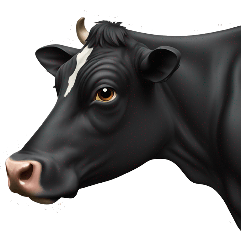  black cow emoji