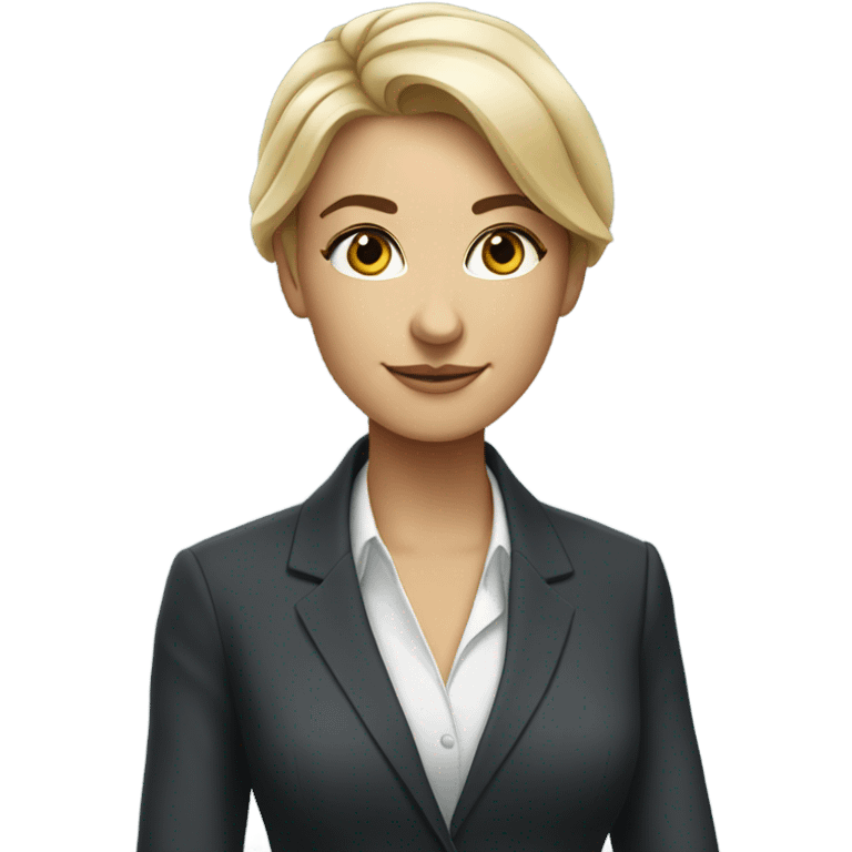 French business woman emoji