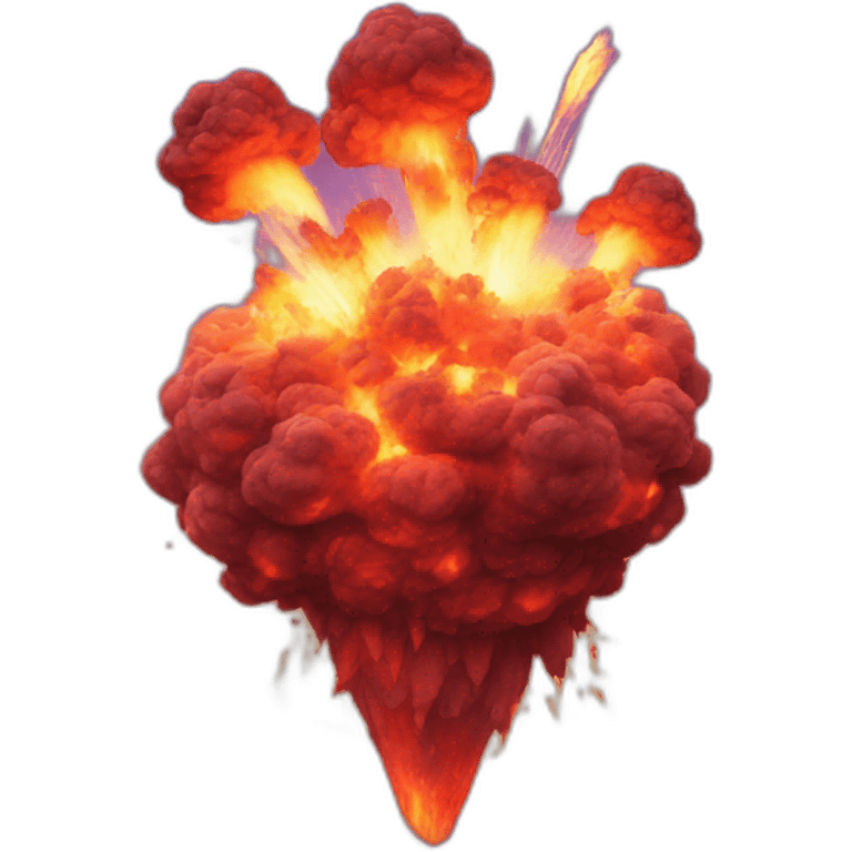 Explosion love emoji