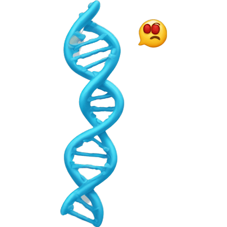 dna with cap emoji