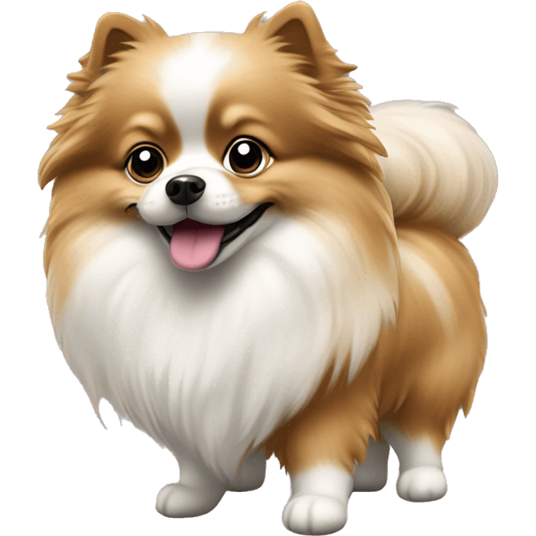 Merle Pomeranian ￼ emoji