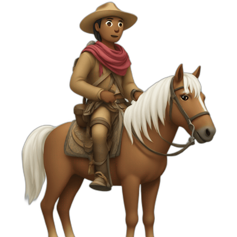 nomad on horseback emoji