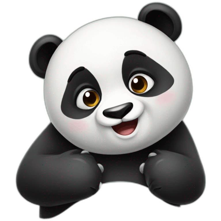 panda want hug  emoji