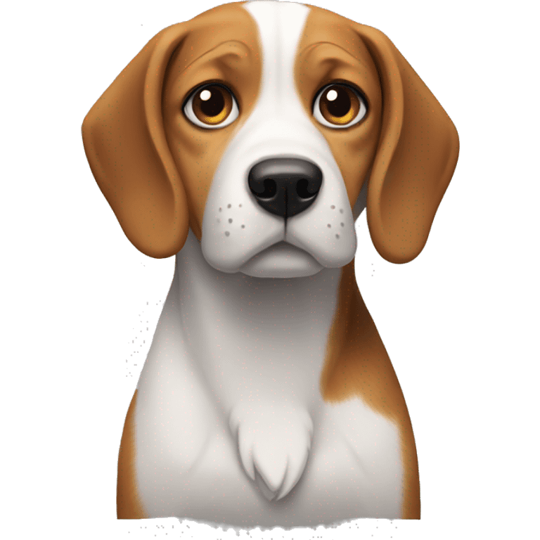 A beagle emoji