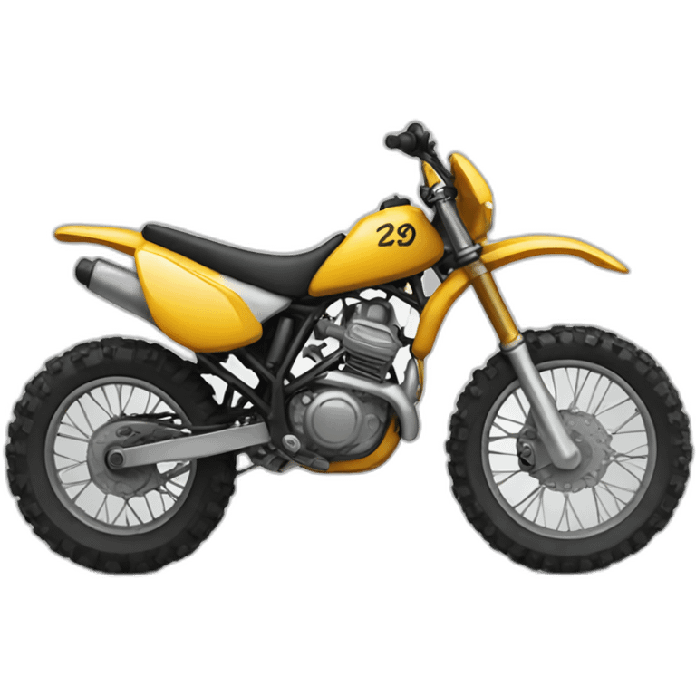 Dirt bike emoji