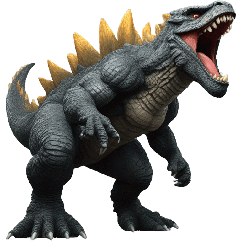 godzilla yelling emoji