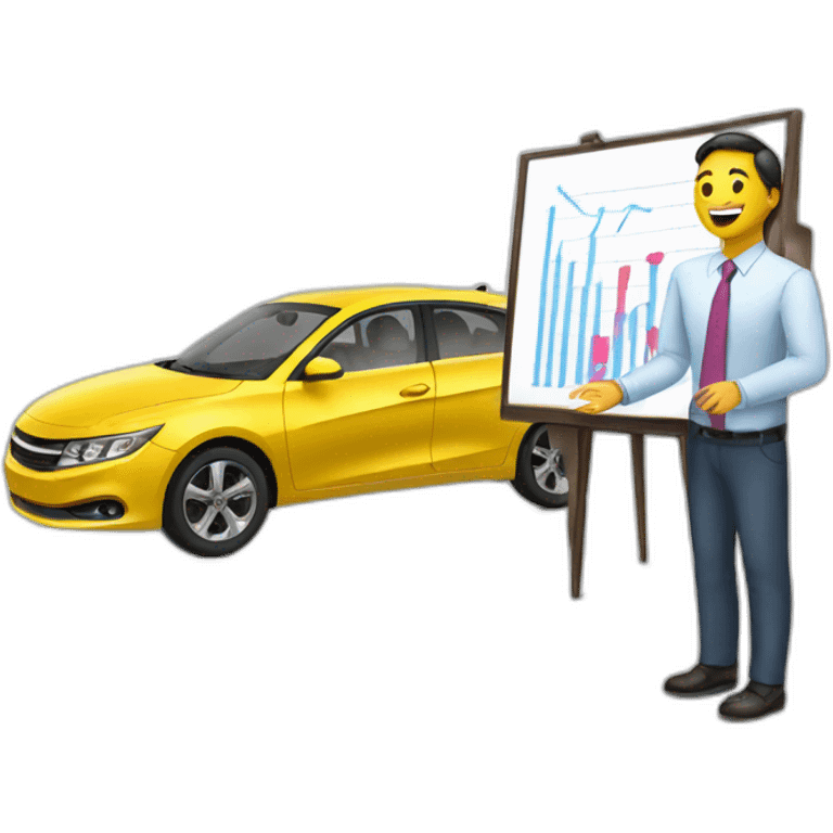 sales with presentation emoji