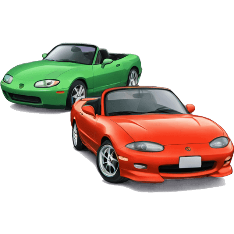 Miata and jzx 100 together emoji