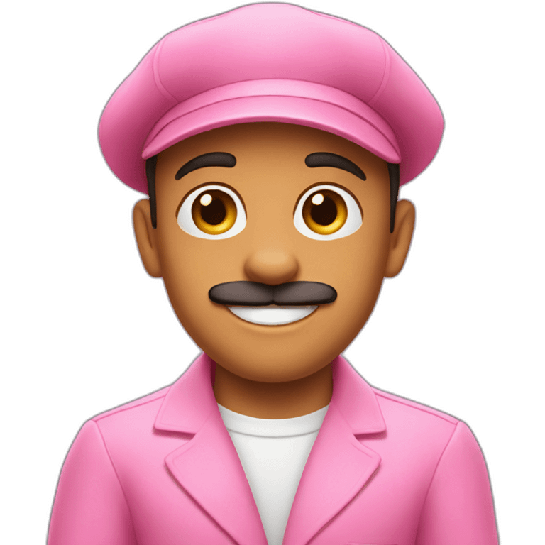 The pink panther emoji