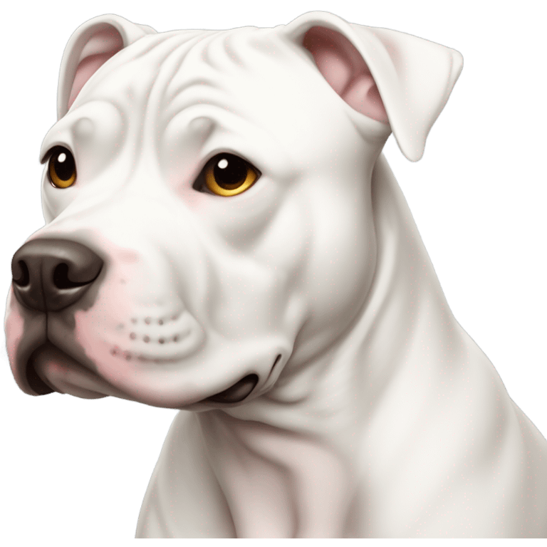 Transgender pitbull white emoji