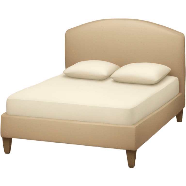 Beige bed emoji