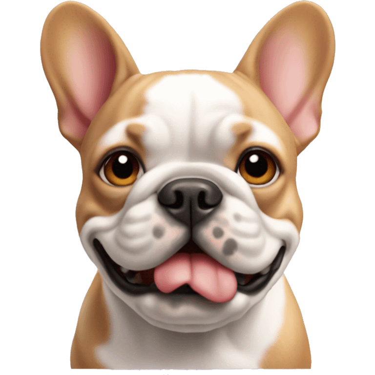 Red-haired French bulldog emoji