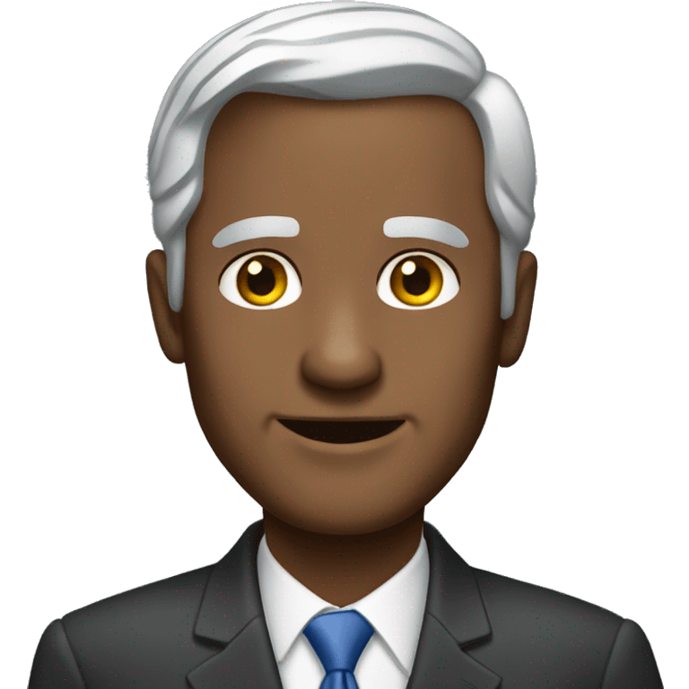 United States president grey hair man emoji