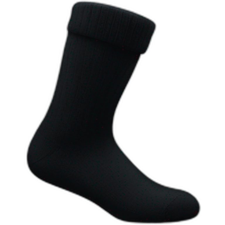 Black socks emoji