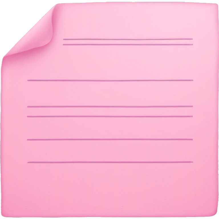 pink document emoji