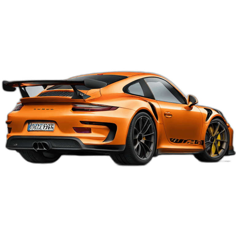 Porsche 911 gt3 rs emoji