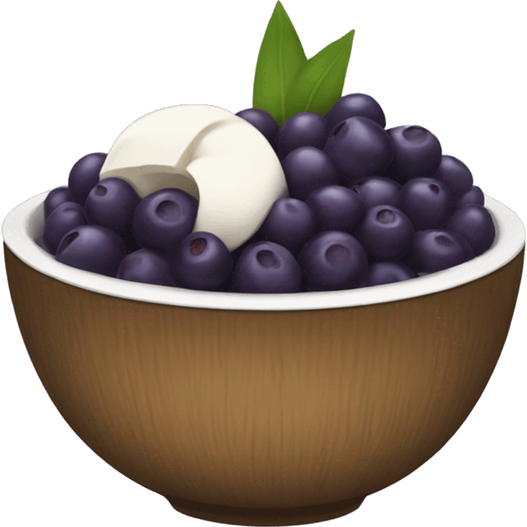 Açaí bowl emoji