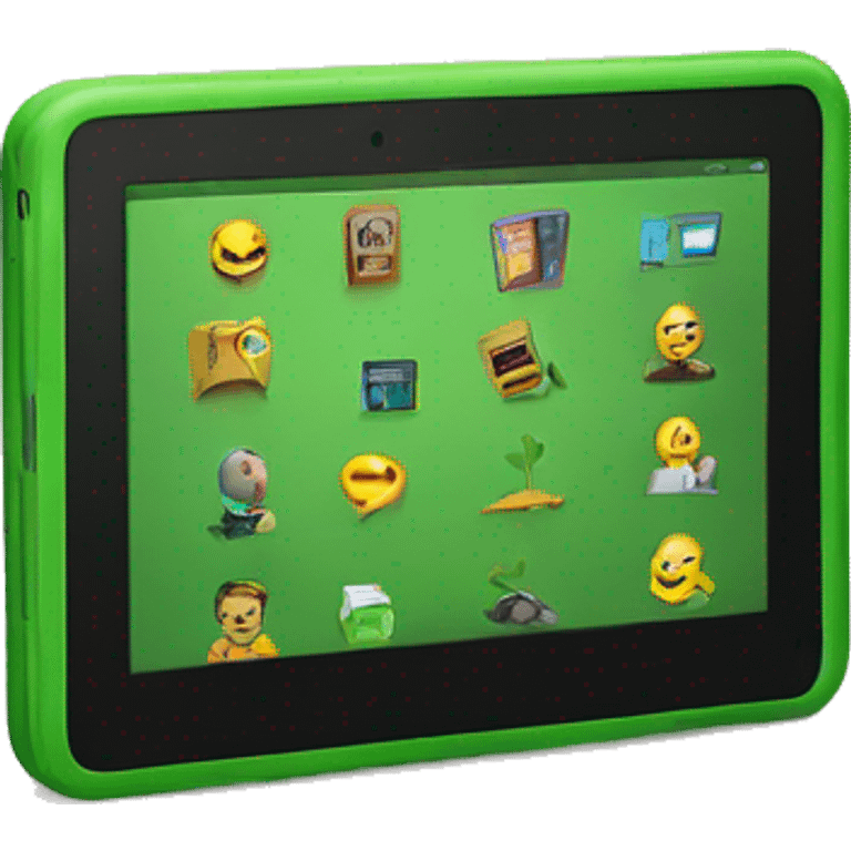 Green Kindle emoji