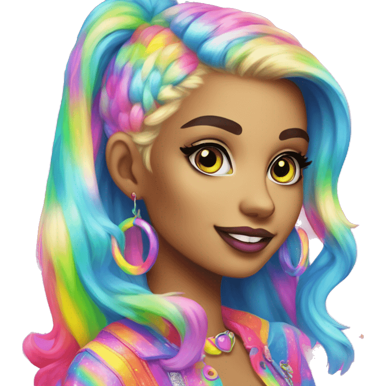 Lisa frank girl emoji