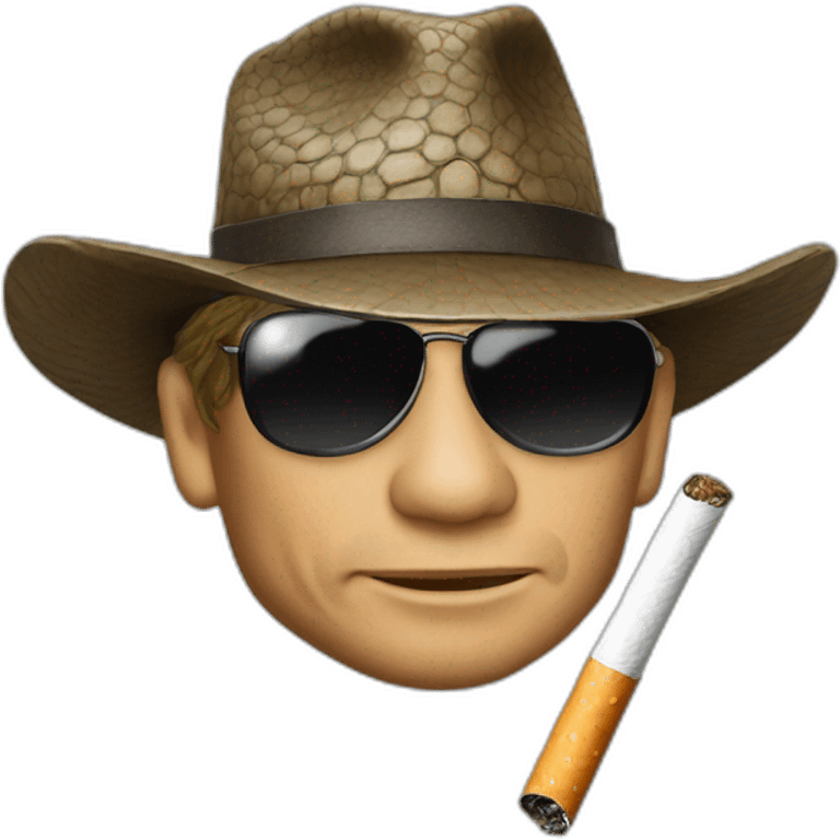 Crocodile Dundee cigarette emoji