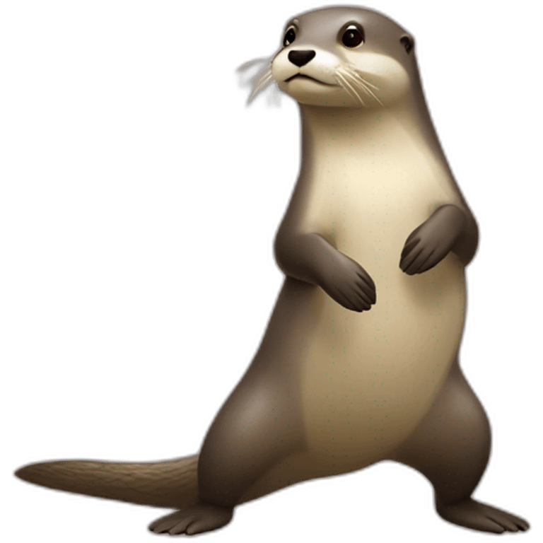 Une loutre qui danse emoji