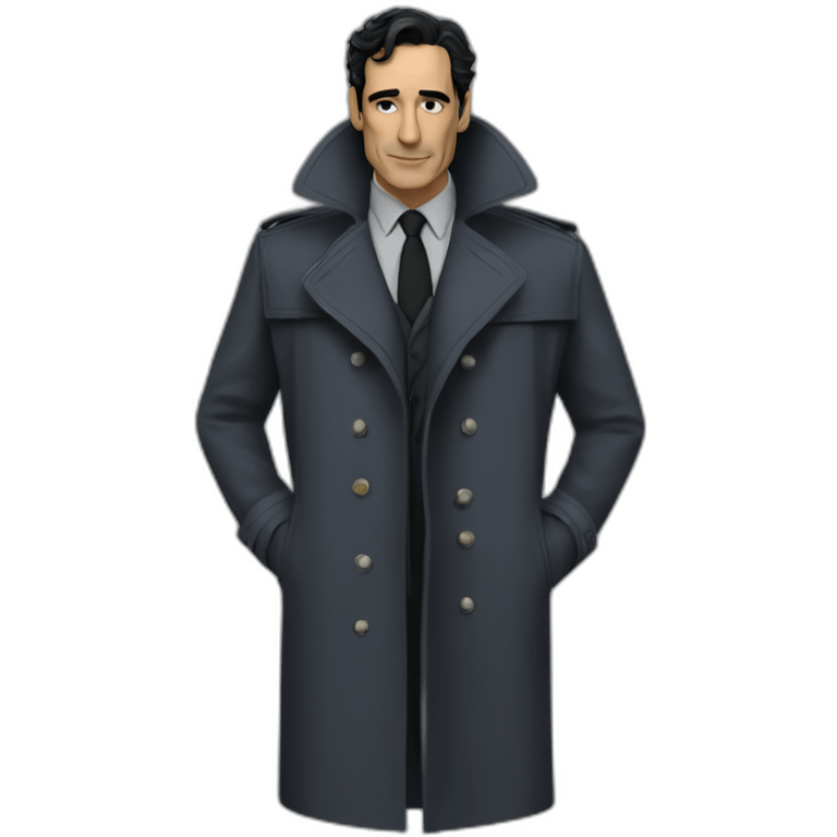 Ben Chaplin sci-fi trench coat emoji