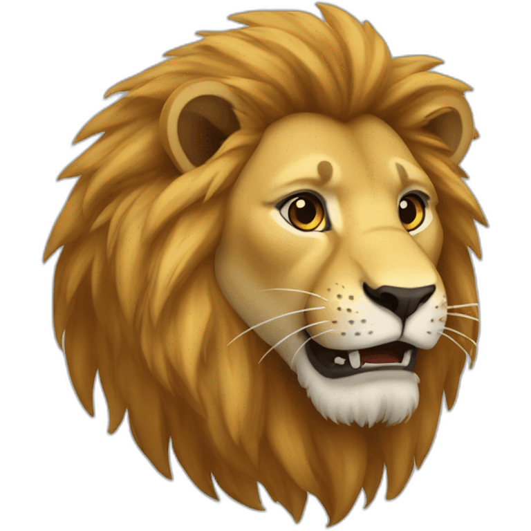 lion au telephone emoji