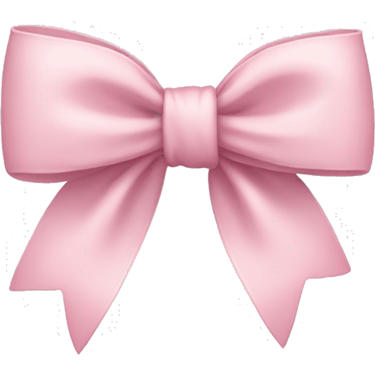 Light pink bow  emoji