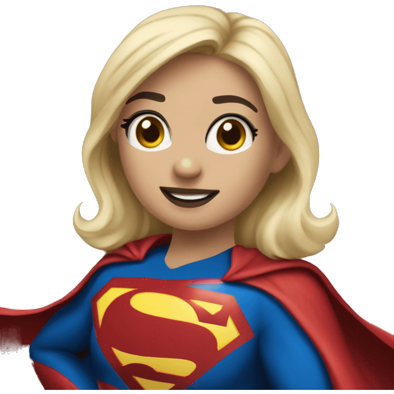 Lucy Kate as Superman  emoji