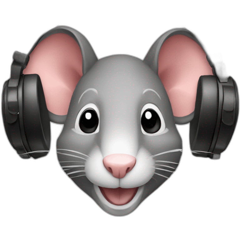 DJ rat emoji