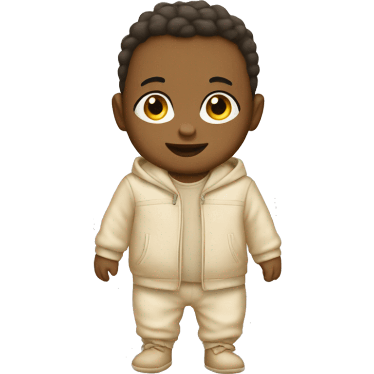 Beige baby outfit emoji