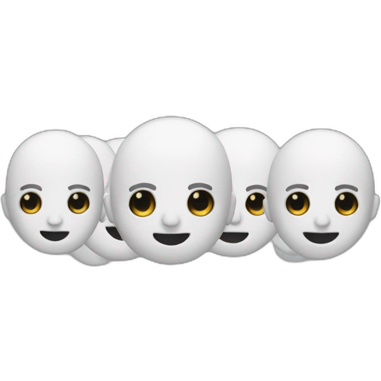 white stickman team emoji emoji