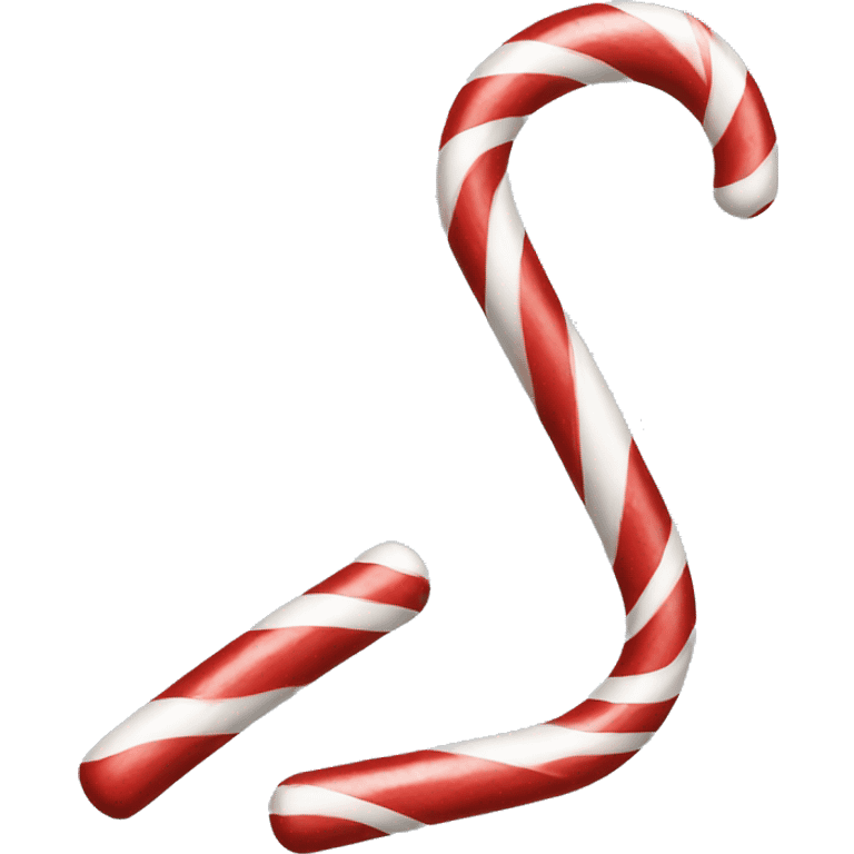 Black candy cane emoji