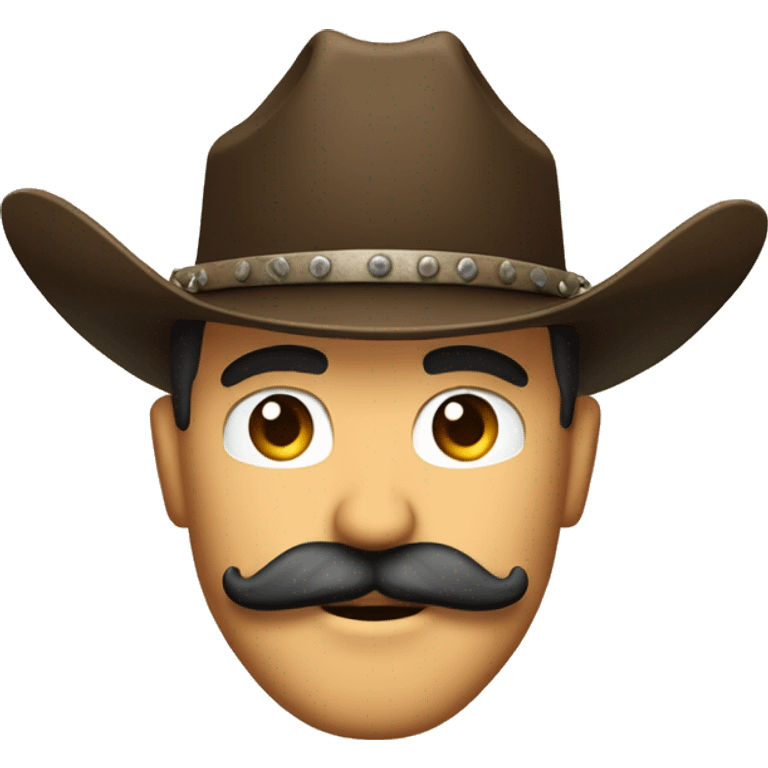 Tom selek with a mustache and cowboy hat emoji