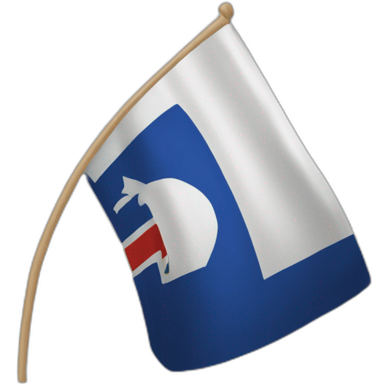 Drapeau hétéro emoji