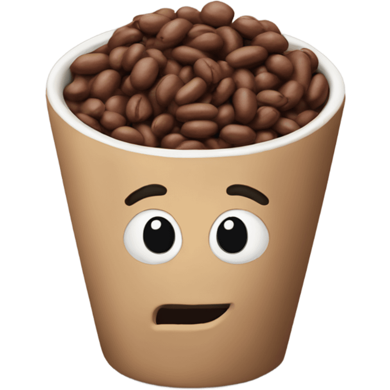 Cup of beans emoji