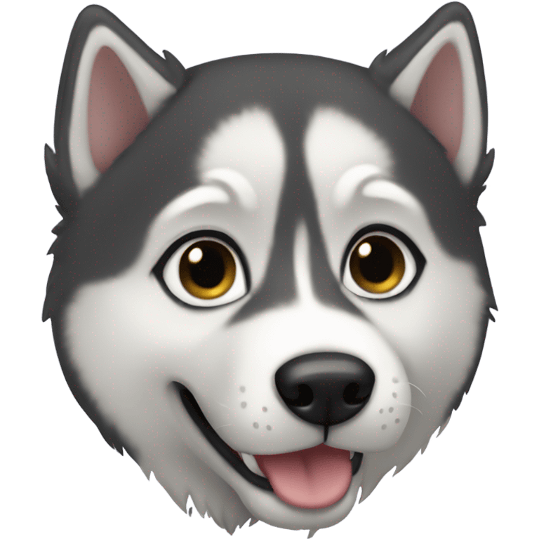 Mini husky emoji