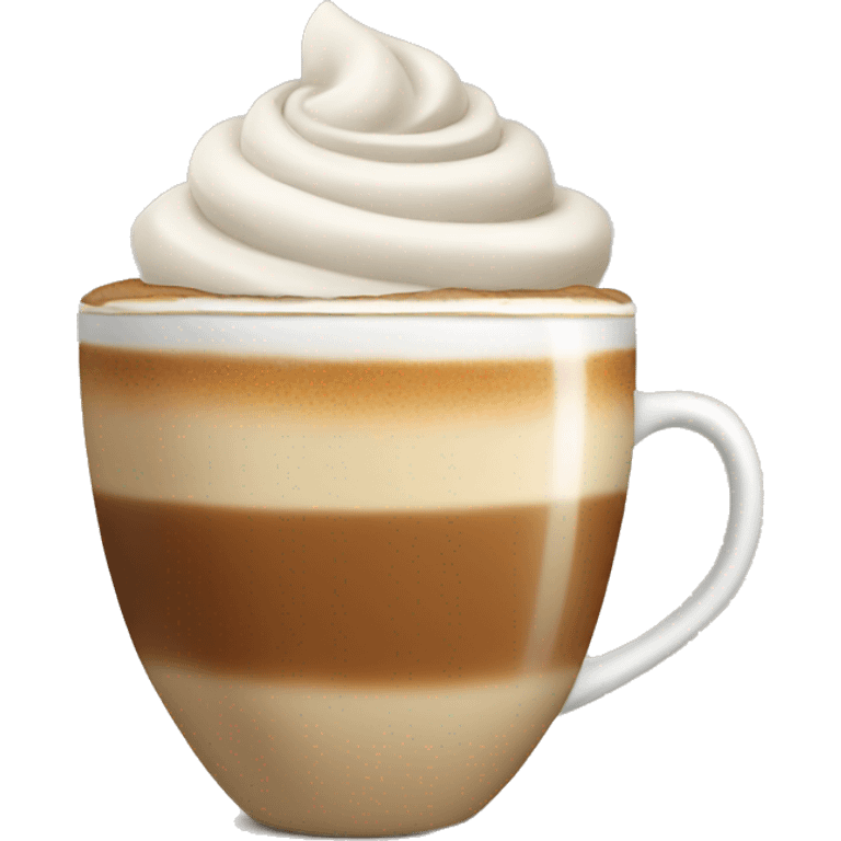 A beautiful coffee latte  emoji