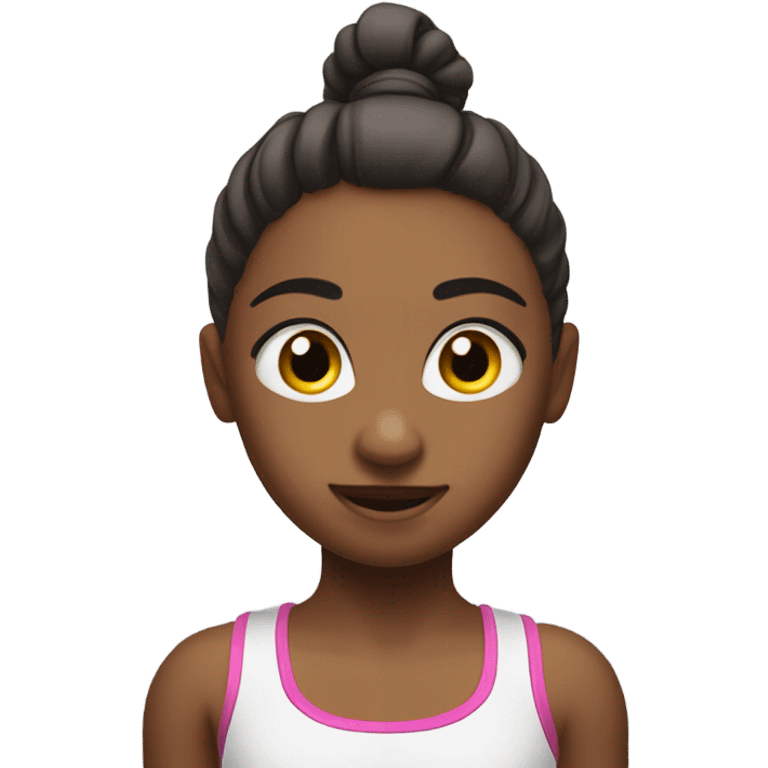 Gymnast on uneven bars emoji