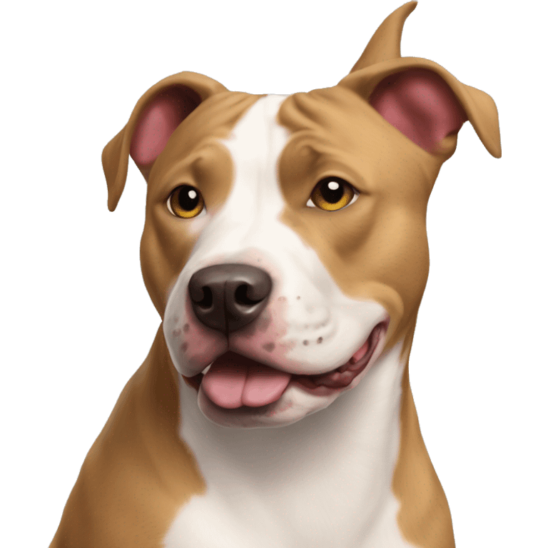 Pit bull cattle dog mix emoji