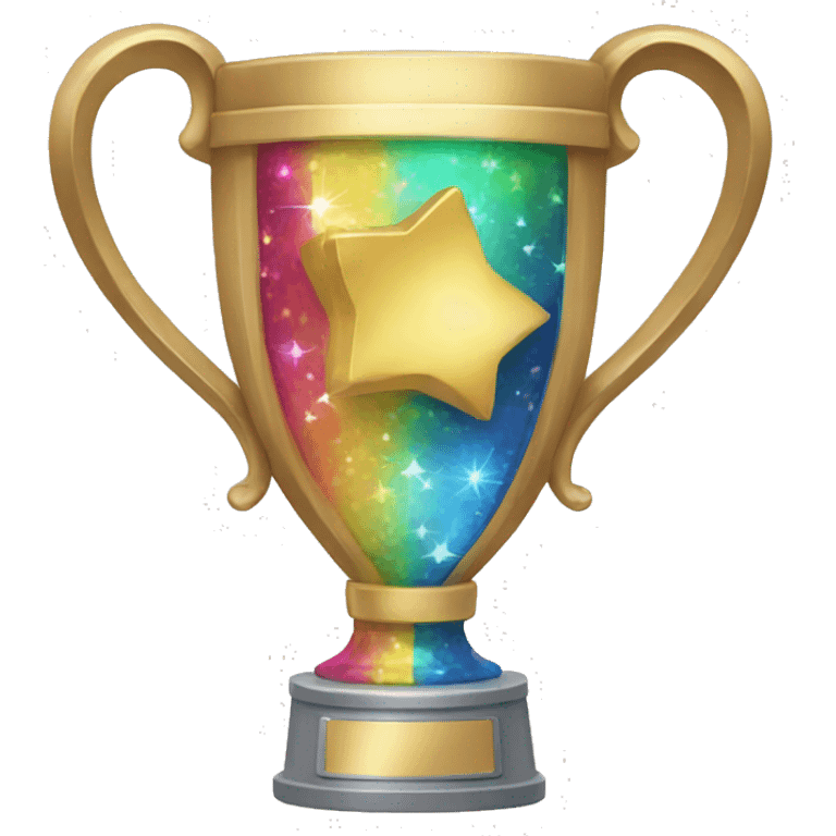 Sparkly trophy  emoji