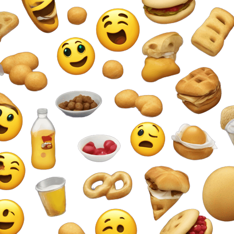 Créer des emojis en rapport avec la nourriture française emoji