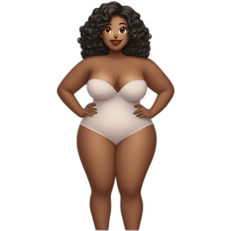 curvy beauty emoji